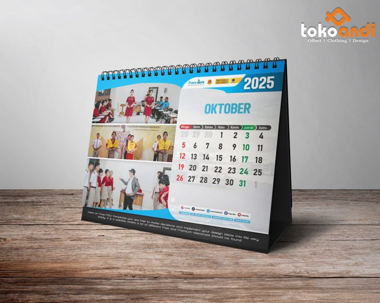 Biaya Pembuatan Kalender Meja Murah & Berkualitas di Toko Andi Grafika