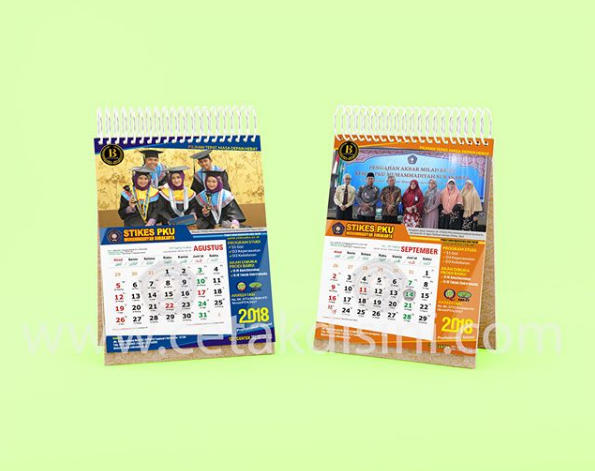 harga pembuatan kalender meja