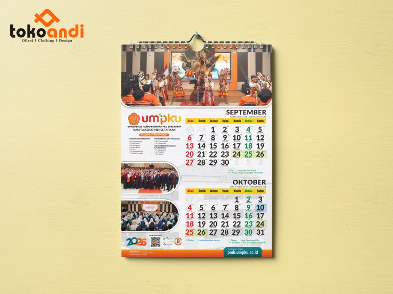 Portofolio Kalender Dinding Toko Andi Grafika