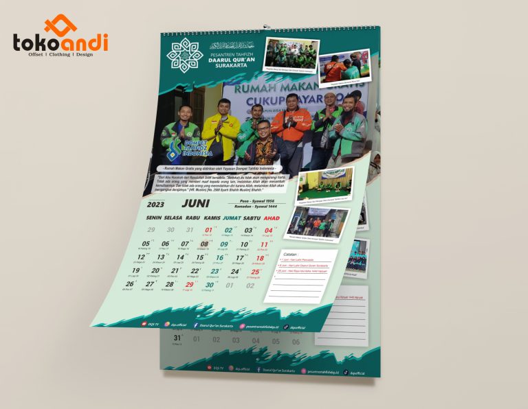 Kalender Pondok Pesantren 2027 | Cetak Desain Custom Berkualitas – Toko Andi Grafika