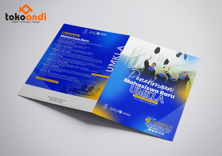 Cetak Brosur Universitas Muhammadiyah Klaten untuk PMB